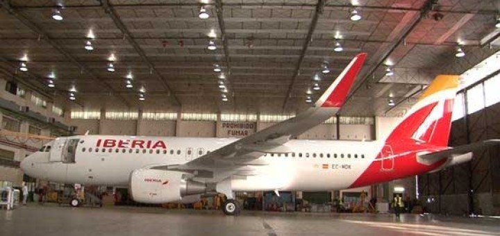 Iberia incorpora el primer avión con sharklets